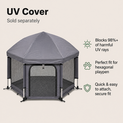 Indoor Outdoor Portable Pet House - Folding Pop-Up Dog Play Tent