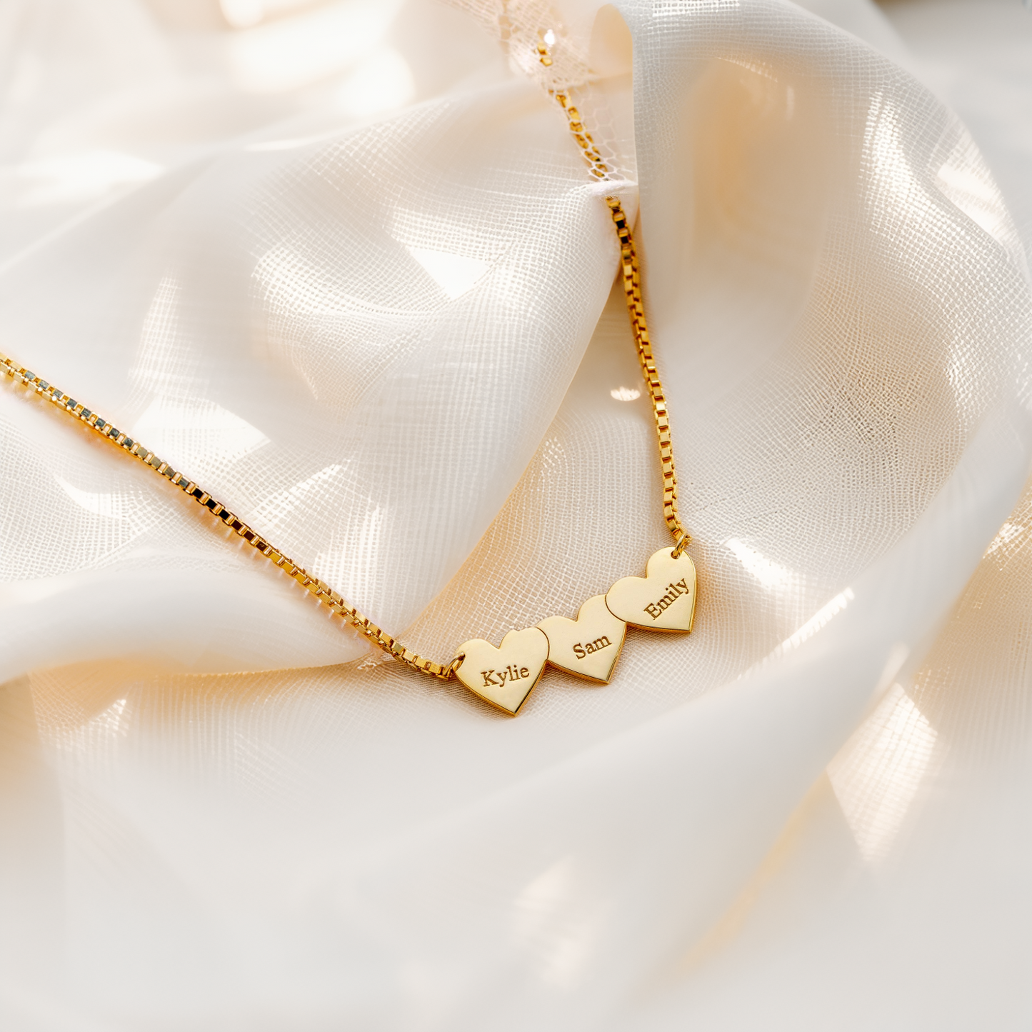 One-piece Heart Name Necklace