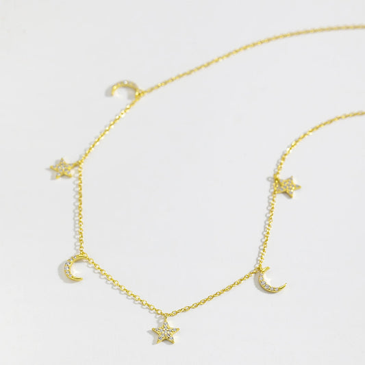 Star Moon Necklace
