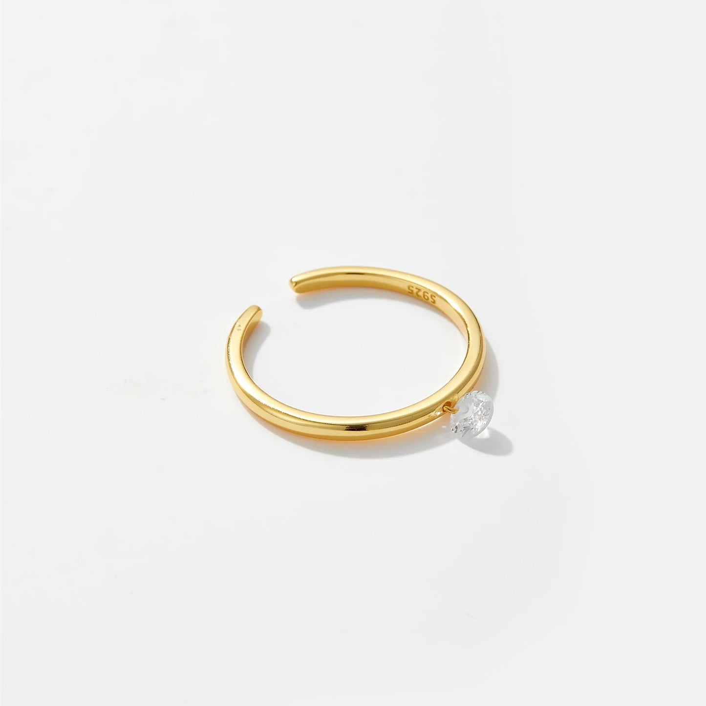 Circle Diamond Ring