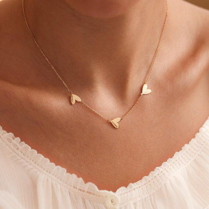 Hearts Name Necklace