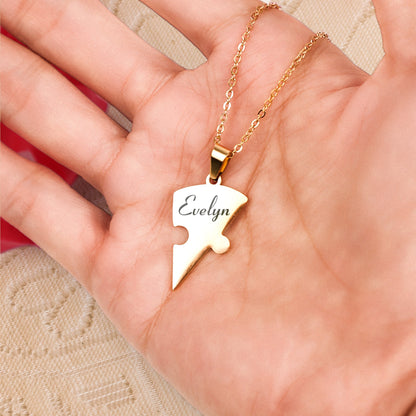 Heart Puzzle Necklace