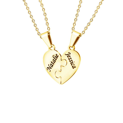Heart Puzzle Necklace