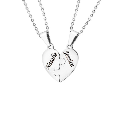 Heart Puzzle Necklace
