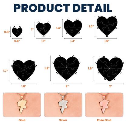 Heart Puzzle Necklace