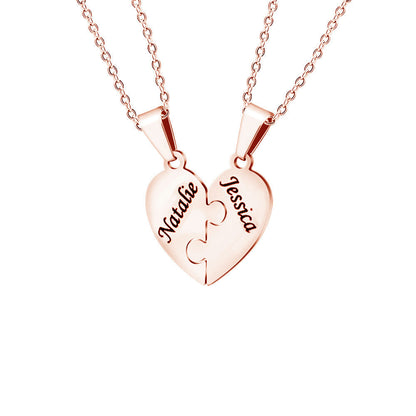 Heart Puzzle Necklace