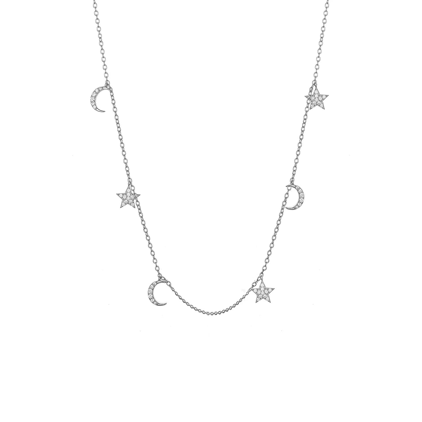 Star Moon Necklace
